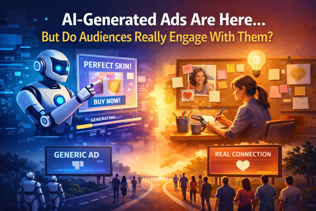 image of a human creator vs an ai creator